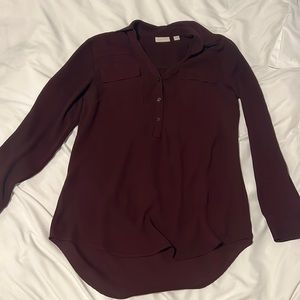 New York and Co Maroon Top - size M